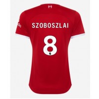 Liverpool Szoboszlai Dominik #8 Domáci Ženy futbalový dres 2023-24 Krátky Rukáv